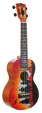 Mahalo Artist Elite Series Concert Ukulele - Unique Wild West