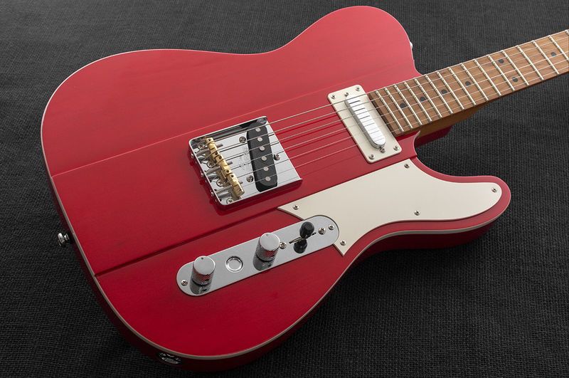 Reverend Greg Koch Signature Gristlemaster Electric Guitar in Wow Red