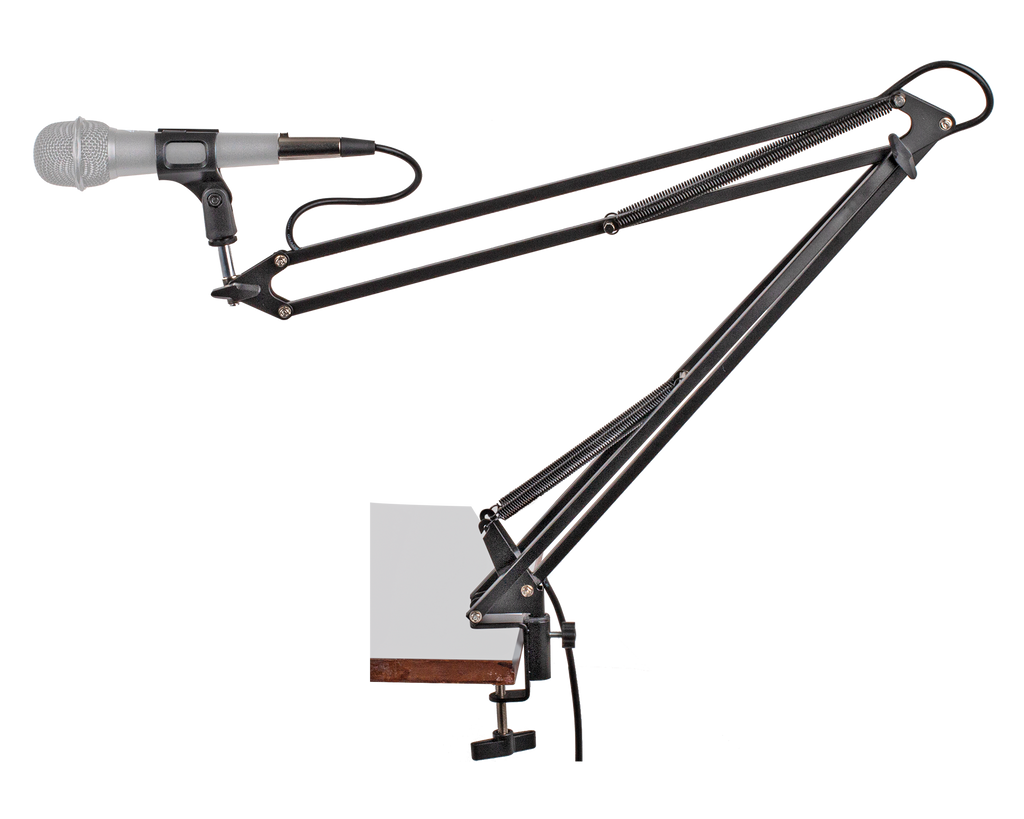 Xtreme Desk Mount Microphone Boom Arm with XLR Cable