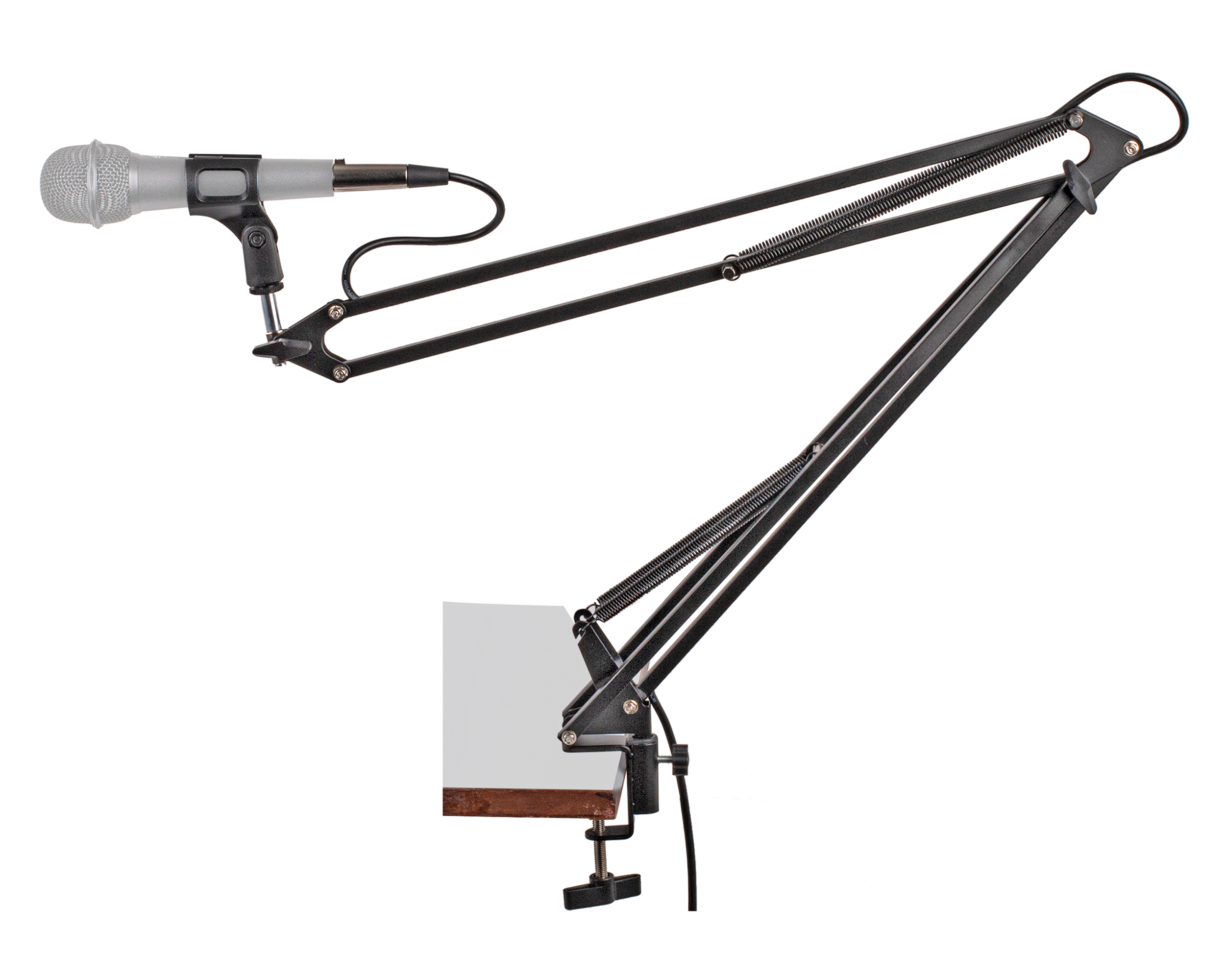 Xtreme Desk Mount Microphone Boom Arm with XLR Cable