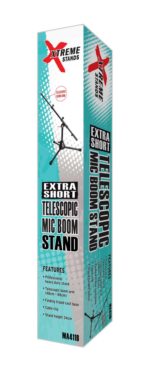 Xtreme MA411B Extra Short Heavy Duty Boom Stand