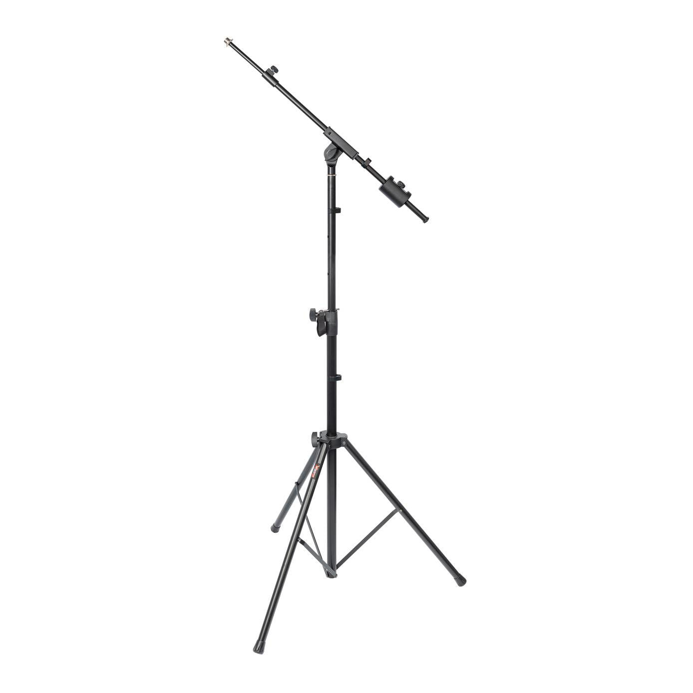 Xtreme Pro studio microphone boom stand with adjustable arm and counterweight for professional audio recording setups.