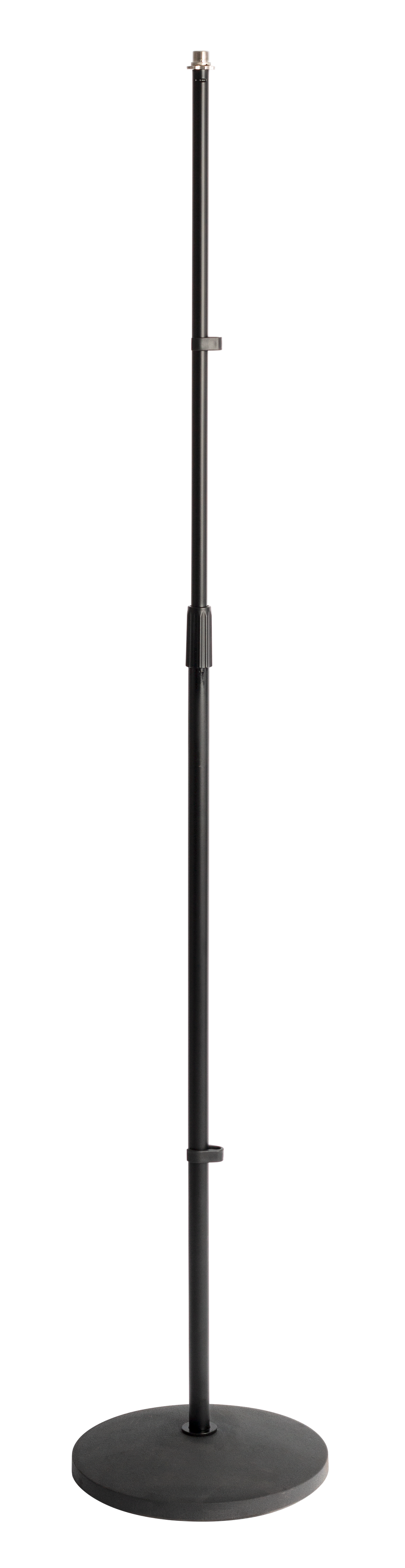 Xtreme Pro microphone stand with round base, adjustable height and sturdy construction for studio and stage use.