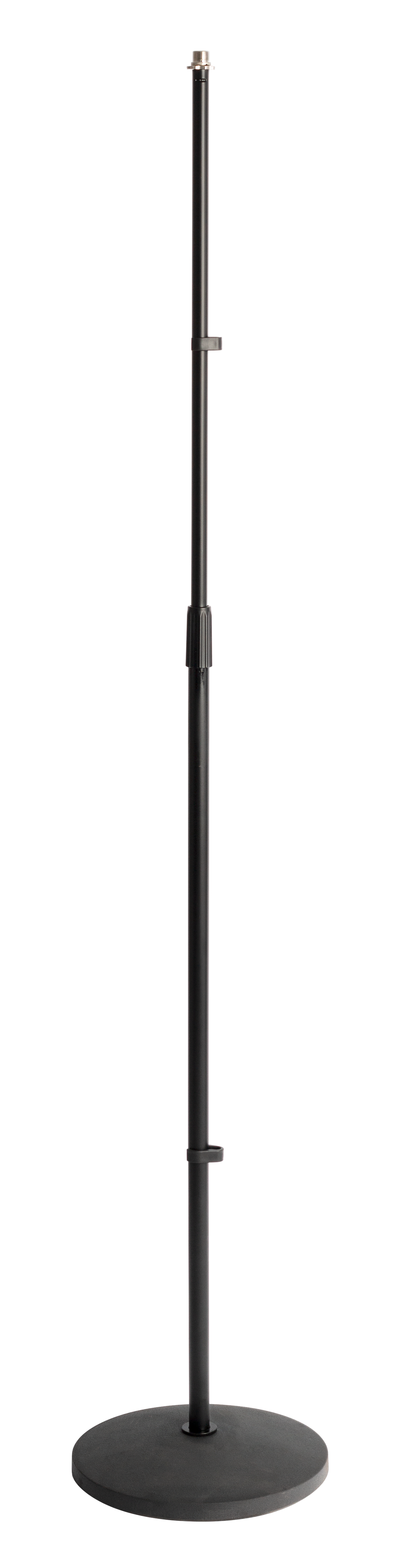 Xtreme Pro microphone stand with round base, adjustable height and sturdy construction for studio and stage use.