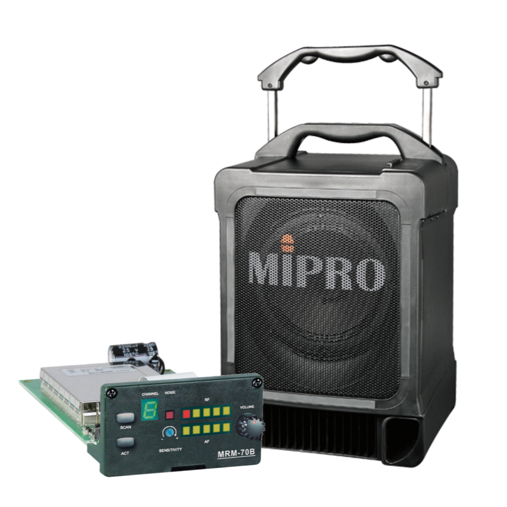 Mipro MA707 Portable PA System with MRM70B-5 Wireless Receiver