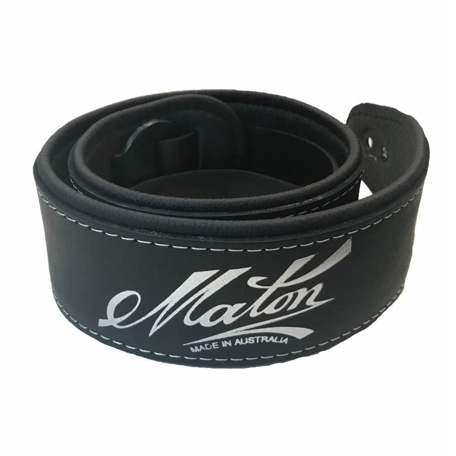 Maton 2.5 Inch Deluxe Guitar Strap - Black