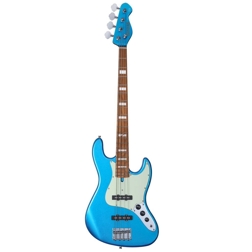 Mooer MBJ410 JZ-Style Electric Bass Guitar - Metal Blue