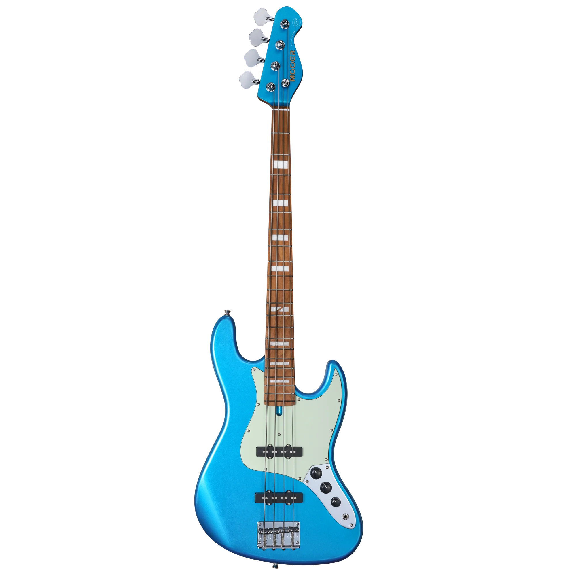 Mooer MBJ410 JZ-Style Electric Bass Guitar - Metal Blue