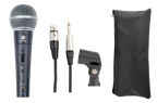 Carson MC63 wired vocal microphone with XLR cable, unidirectional 58-style live microphone for vocals and performances