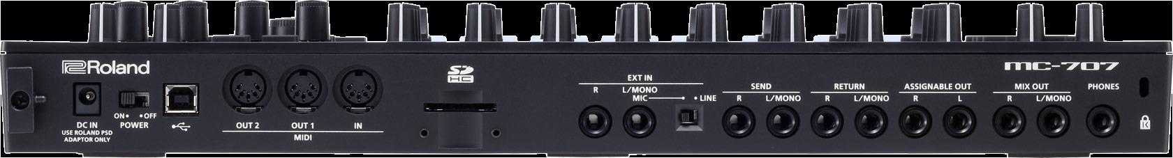 Roland MC707 8-Channel Performance & Production Groovebox with Sampling