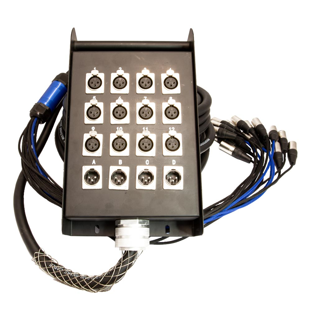 AVE Multicore-1630 Stage box and Snake 30m