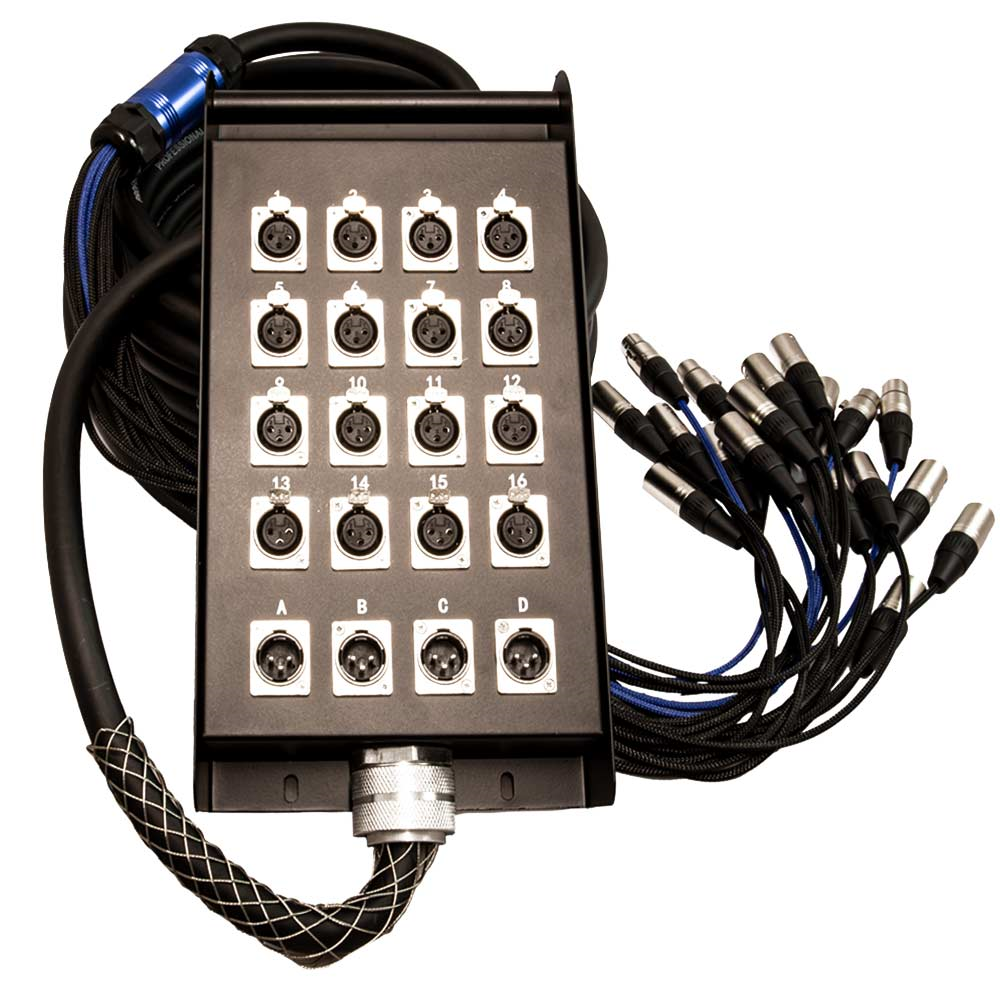 AVE Multicore-2030 Stage Box and Snake 30m