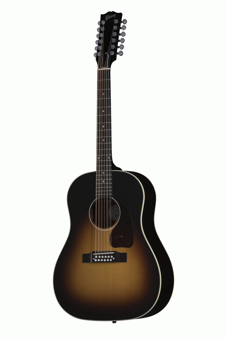 GIBSON J45 STD 12 STRING VTG BURST