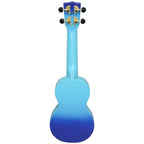 Mahalo Designer Hawaian Palm Tree Ukulele Blue Burst