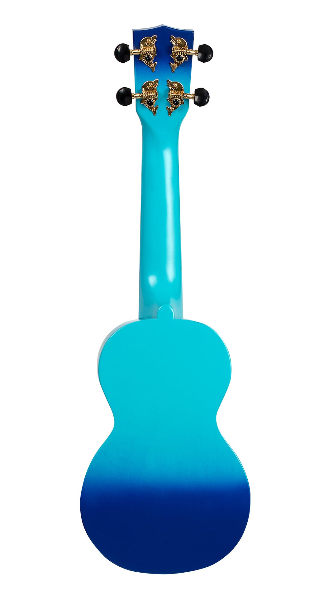 Mahalo Designer Hawaian Palm Tree Ukulele Blue Burst