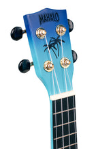 Mahalo Designer Hawaian Palm Tree Ukulele Blue Burst