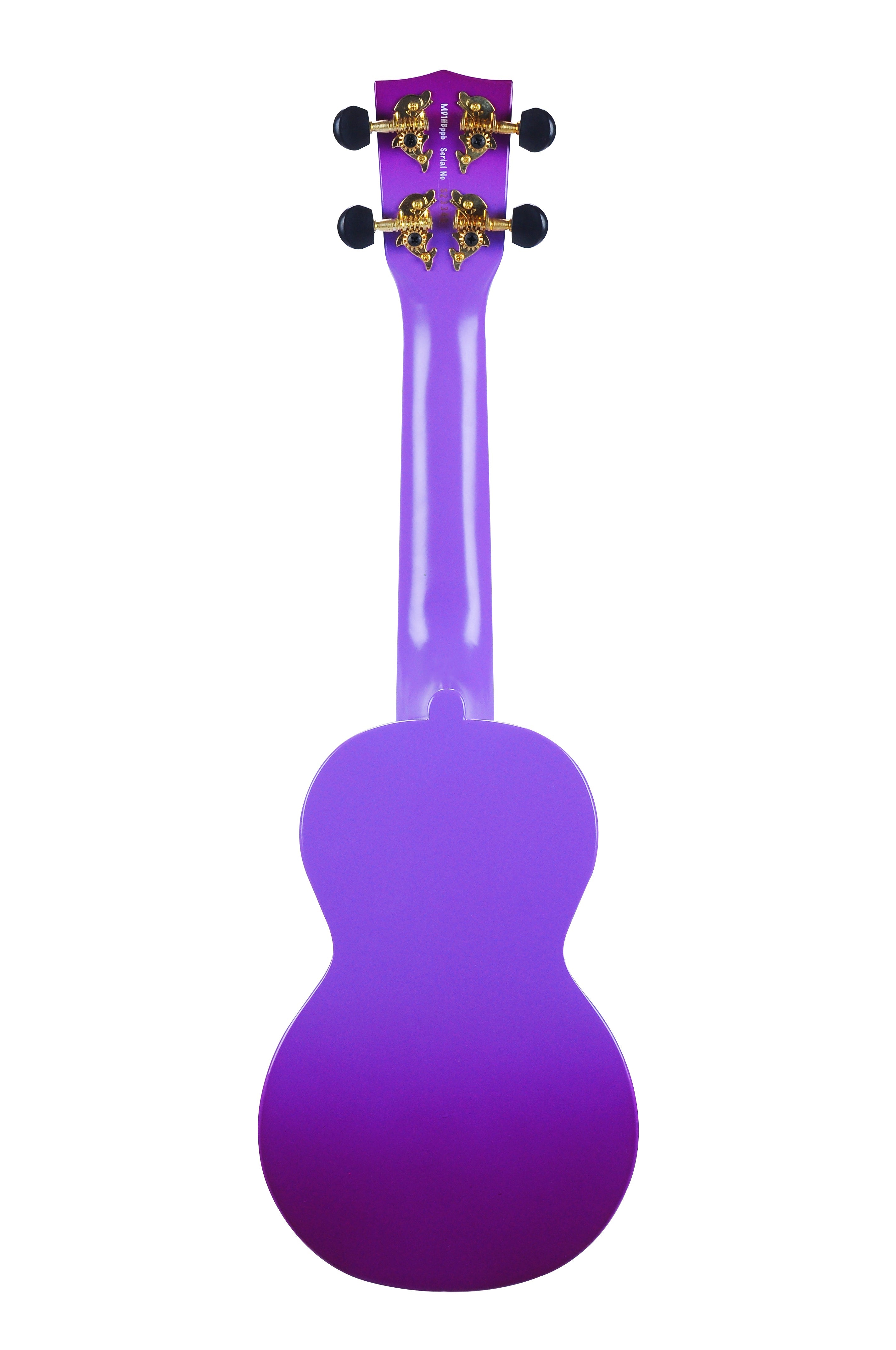 Mahalo Designer Hibiscus Ukulele Purple Burst