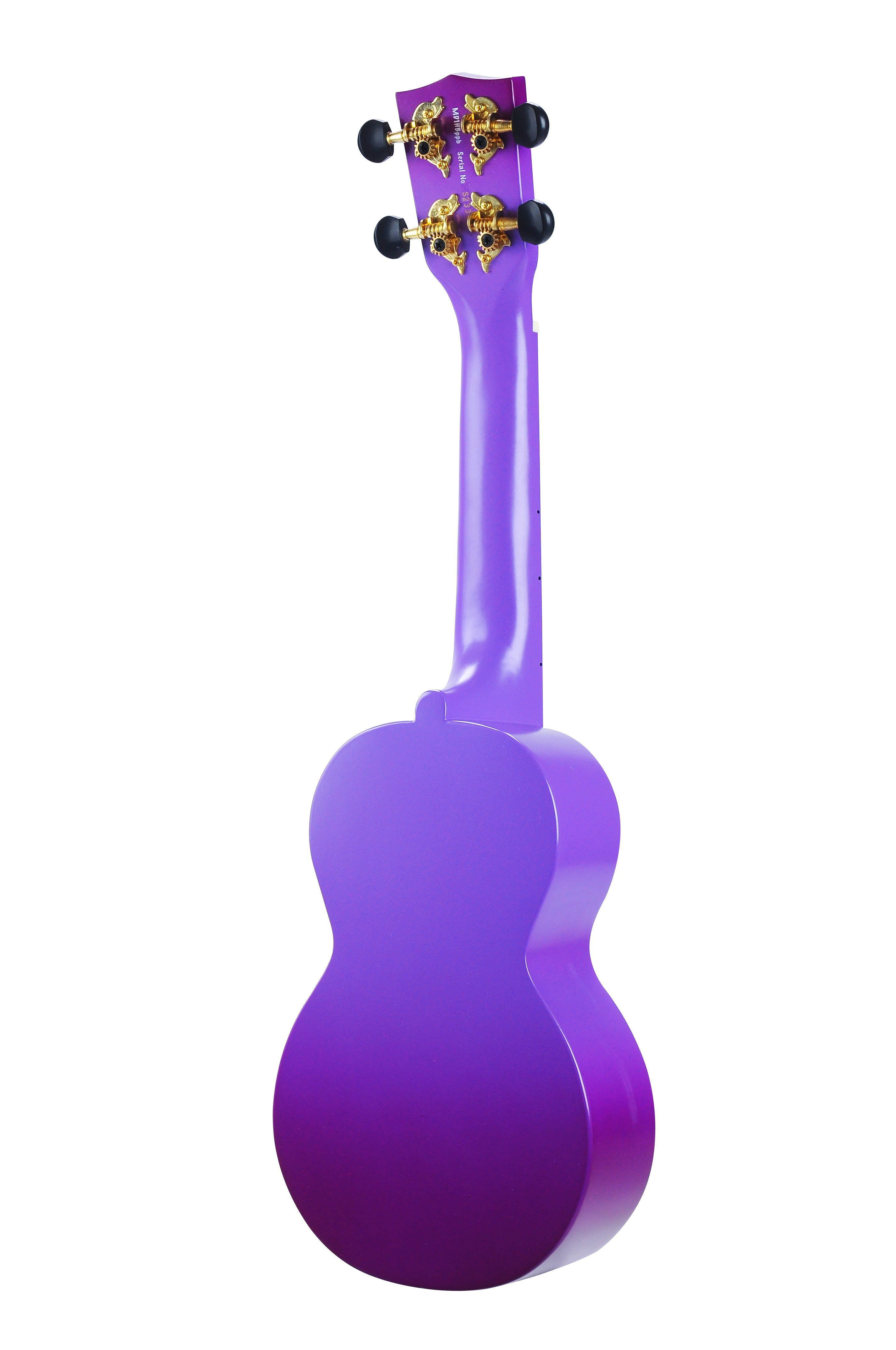 Mahalo Designer Hibiscus Ukulele Purple Burst