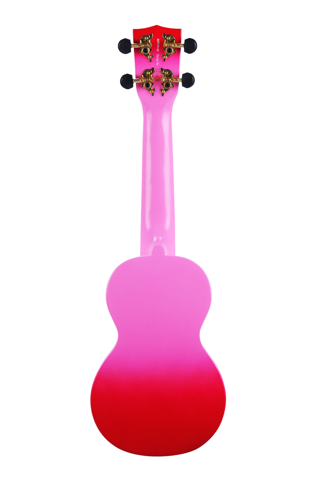 Mahalo MD1HBRDB Designer Hibiscus Soprano Ukulele in Pink Burst