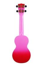 Mahalo MD1HBRDB Designer Hibiscus Soprano Ukulele in Pink Burst