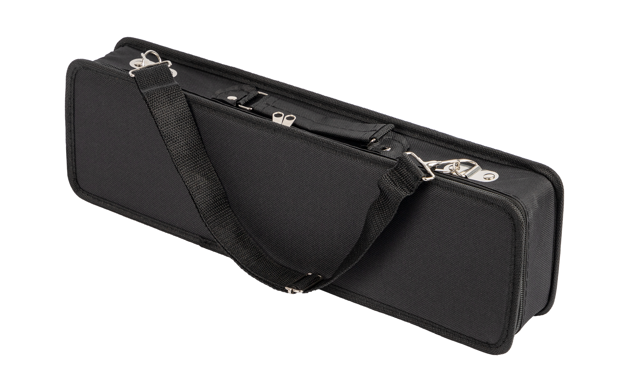 Blue Mano Percussion Melodica with 32 keys from F3 to C6, shown inside a protective case, ideal for musical performance and practice.