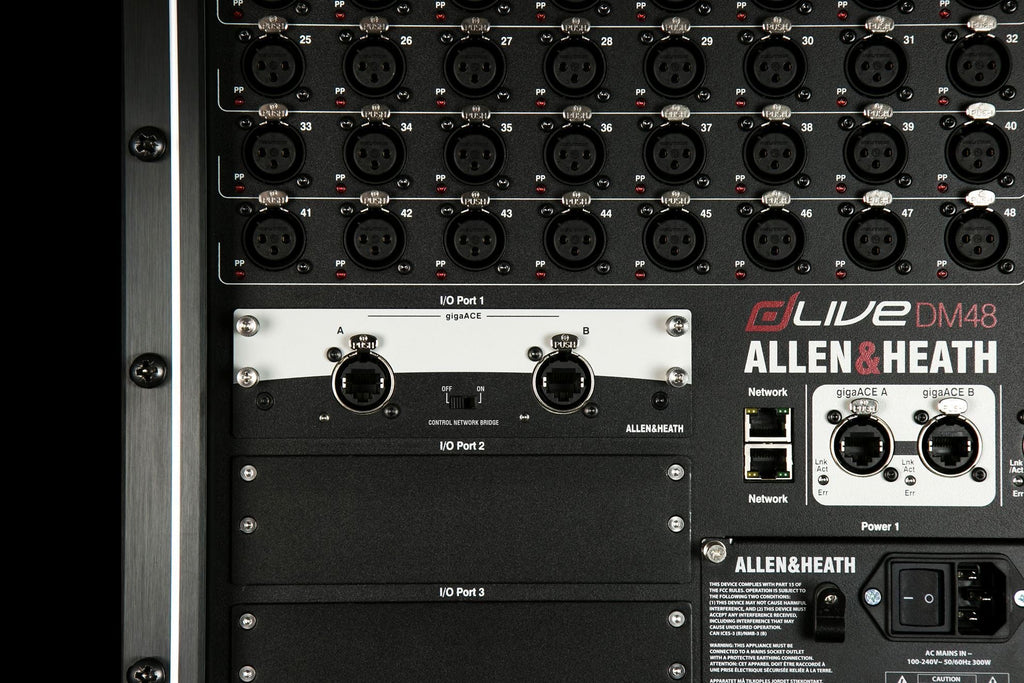 Allen & Heath GigaACE 128 x 128, 96kHz Audio Interface Module for Digital Split