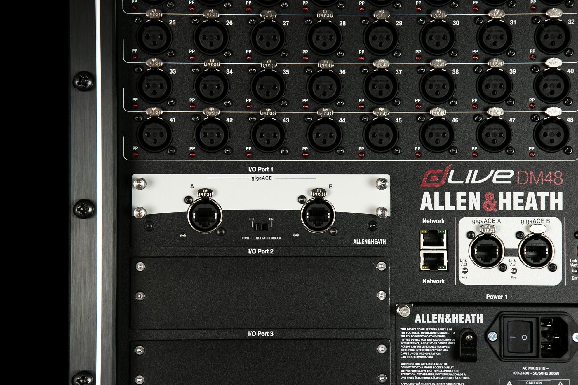 Allen & Heath GigaACE 128 x 128, 96kHz Audio Interface Module for Digital Split
