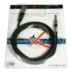 Maximum ME6003M XLR-M to 6.3mm TRS Jack Microphone Cable - 3 Metres