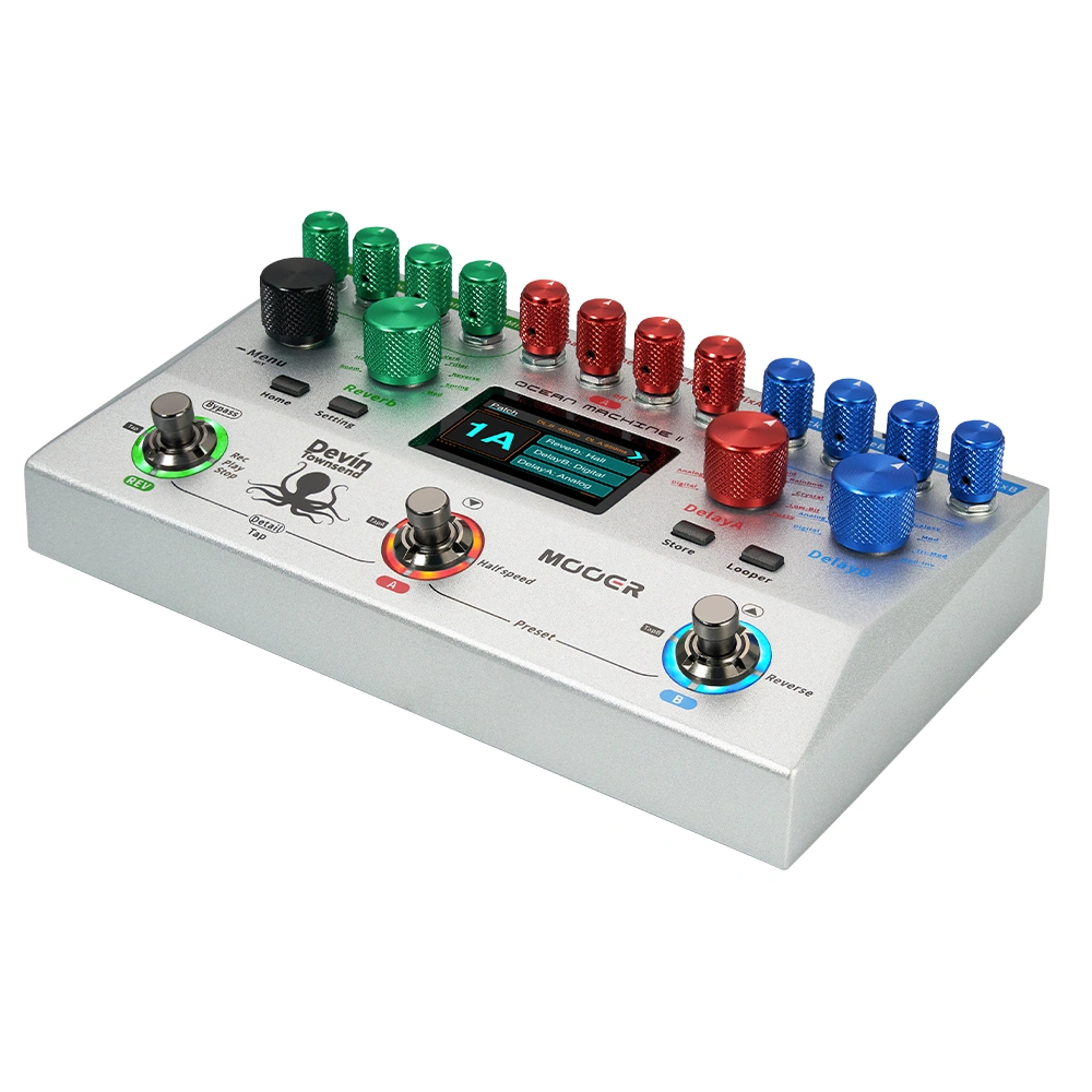 Mooer Ocean Machine II Delay Reverb & Looper Effects Pedal