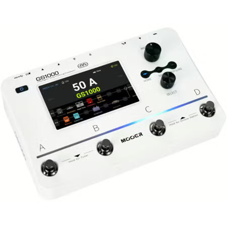 Mooer GS1000 Intelligent Amp Profiling Processor - White