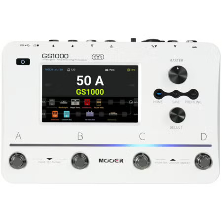 Mooer GS1000 Intelligent Amp Profiling Processor - White