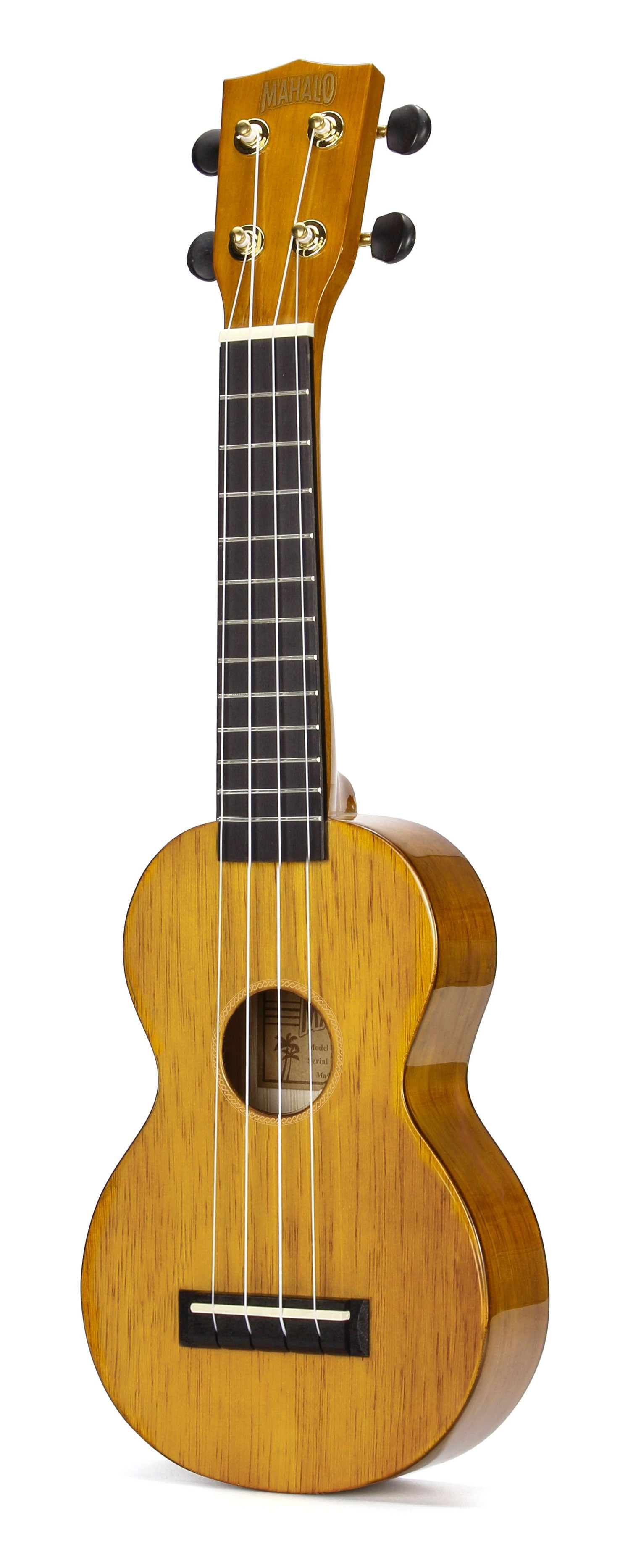 Mahalo Hano Series MH1 Soprano Ukulele - Vintage Natural