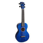 Mahalo Hano Series Concert Ukulele - Transparent Blue