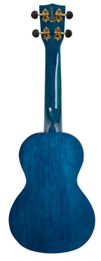 Mahalo Hano Series Concert Ukulele - Transparent Blue