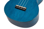 Mahalo Hano Series Concert Ukulele - Transparent Blue