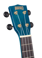 Mahalo Hano Series Concert Ukulele - Transparent Blue