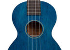 Mahalo Hano Series Concert Ukulele - Transparent Blue