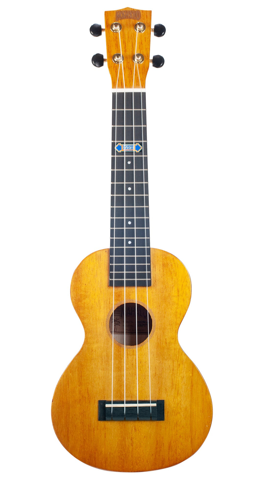 Mahalo MH2WVNA Hano Series Wide Neck Concert Ukulele in Vintage Natural