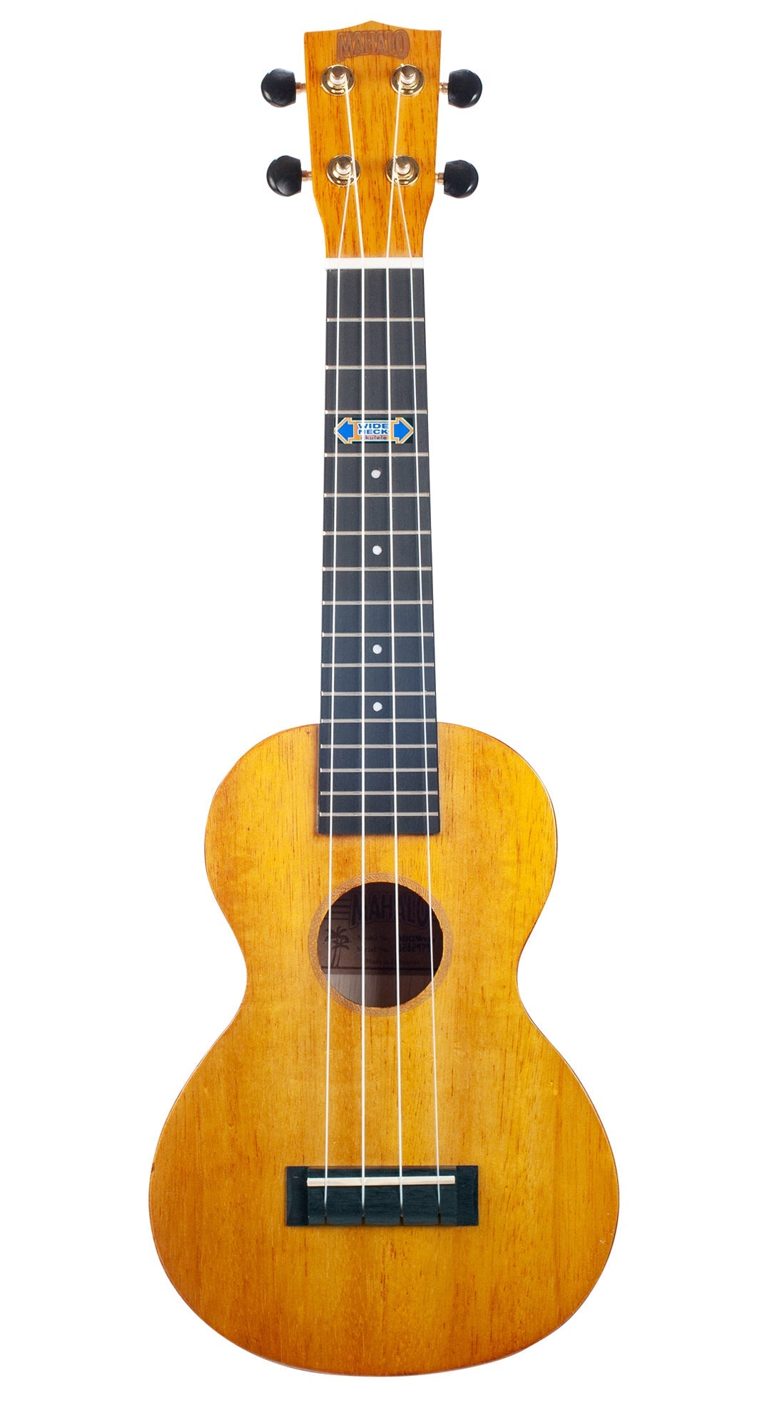 Mahalo MH2WVNA Hano Series Wide Neck Concert Ukulele in Vintage Natural