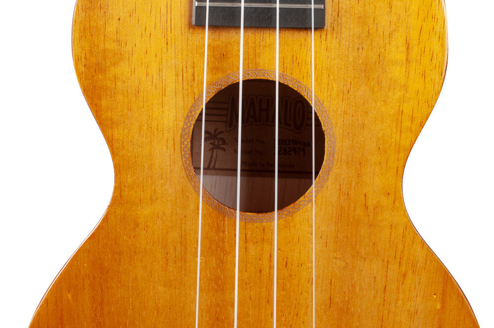 Mahalo MH2WVNA Hano Series Wide Neck Concert Ukulele in Vintage Natural
