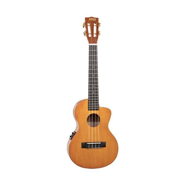 Mahalo MH3CVTVNA Hano Series Cutaway Tenor Ukulele E / A in Vintage Natural