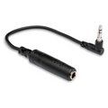 Hosa MHE-100/5 Phone Adapter 1/4 TRS-RA 3.5 mm
