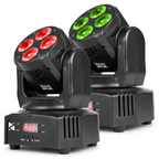Beamz MHL36 LED moving Head Wash Set