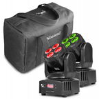 Beamz MHL36 LED moving Head Wash Set