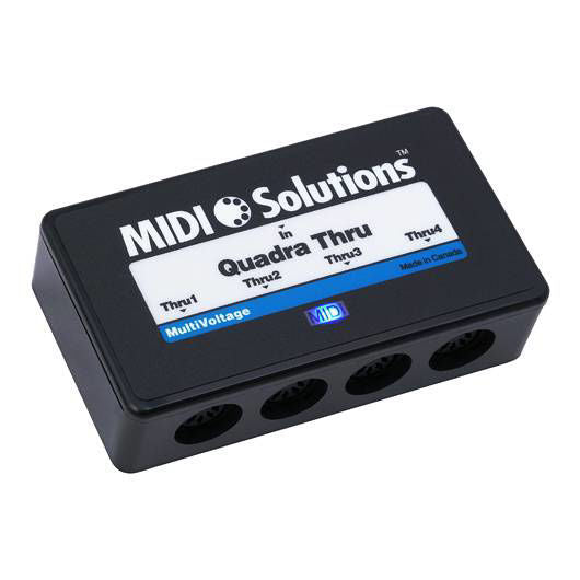 MIDI Solutions 1-In/4-Out Quadra Thru