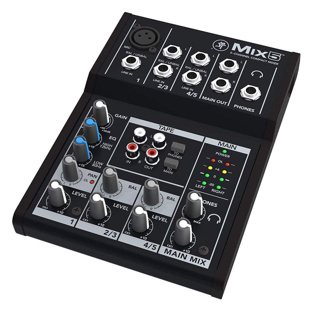 Mackie Mix5 5-Channel Compact Mixer