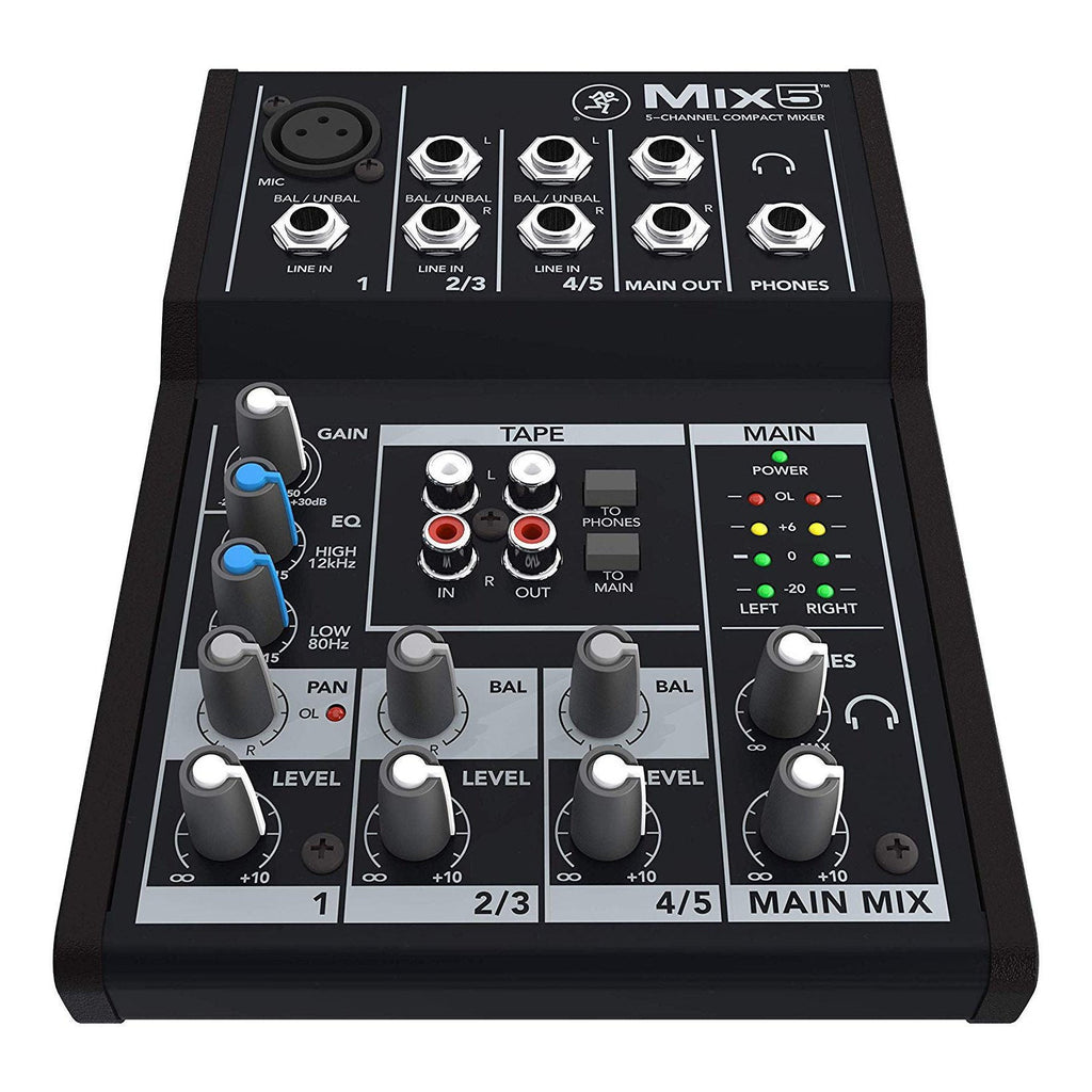 Mackie Mix5 5-Channel Compact Mixer