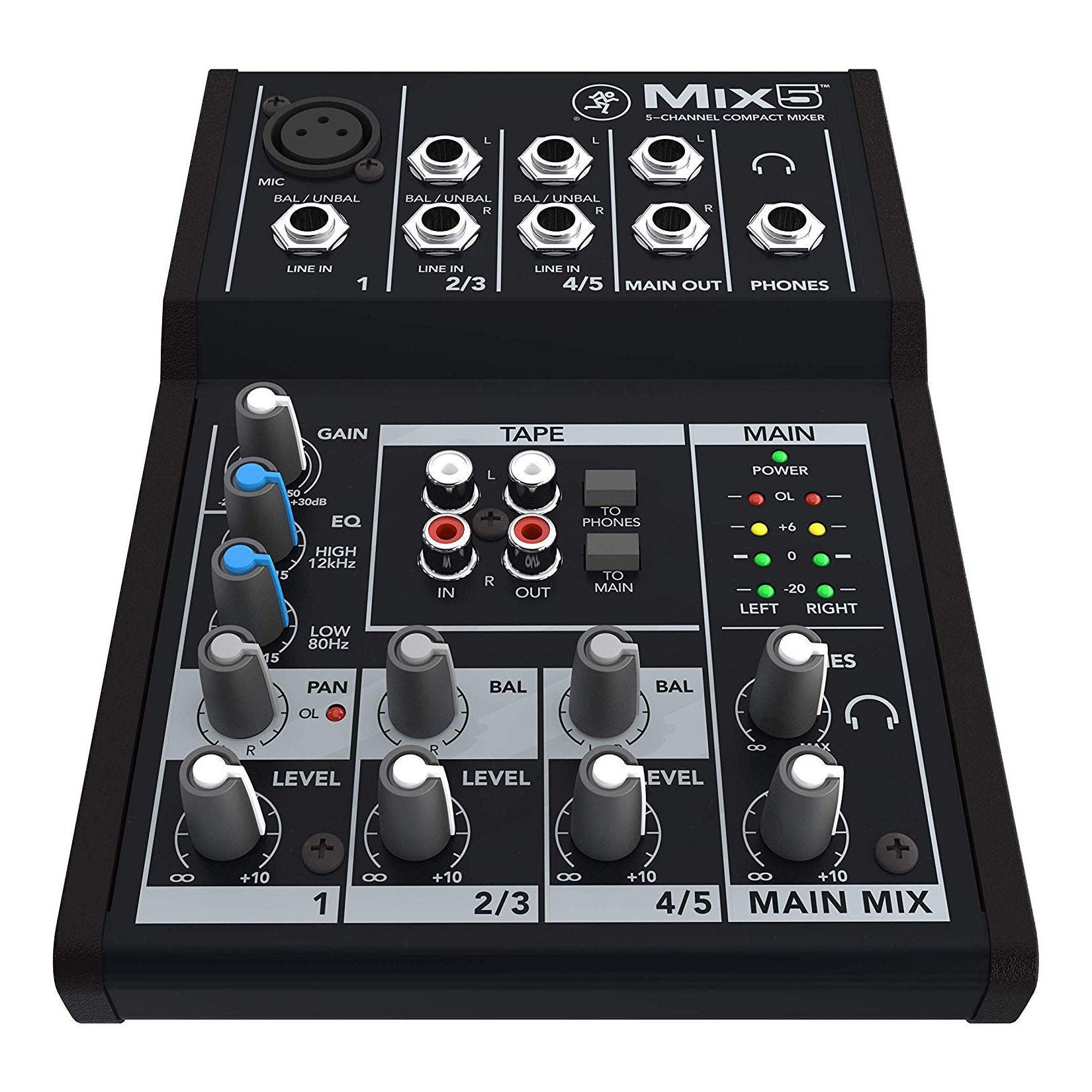 Mackie Mix5 5-Channel Compact Mixer
