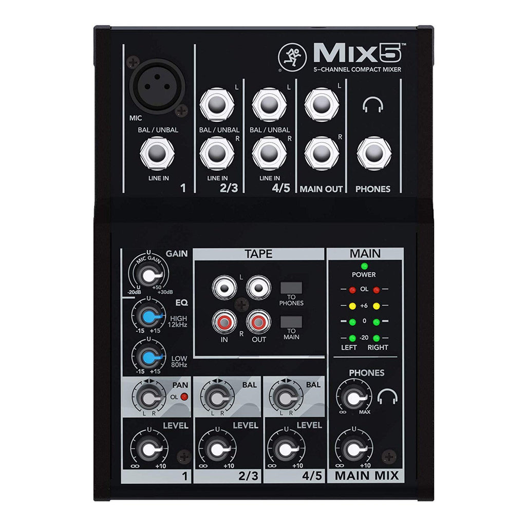 Mackie Mix5 5-Channel Compact Mixer