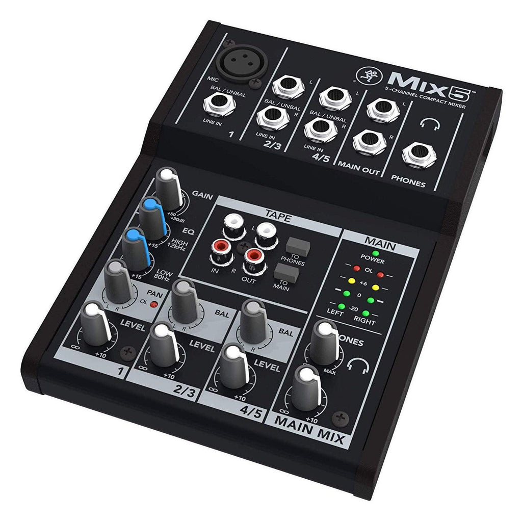 Mackie Mix5 5-Channel Compact Mixer